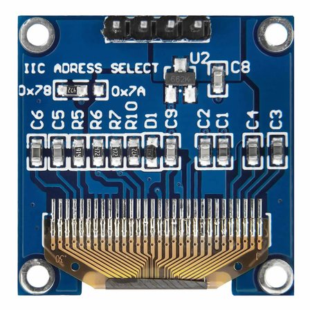0.96 Inch Sarı Mavi Oled Modül 128x64 Piksel IIC I2C Seri 0.96” Ekran Lcd Gösterge