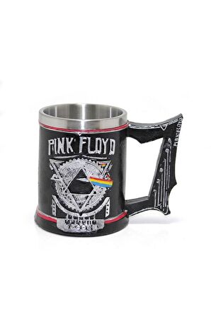 Paslanmaz Çelik Pink Floyd Kabartmalı Kupa Bardak 400 ml 