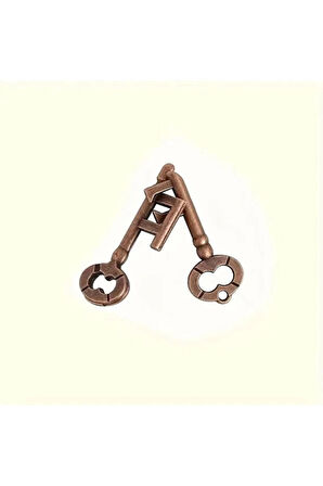  Kilitli Anahtar Metal Puzzle, Metal Bulmaca, Zeka Oyunları, Metal Puzzel