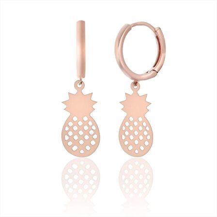 AZURİS 925 AYAR GÜMÜŞ ANANAS KÜPE