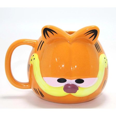 Garfield 3D Karakter Tasarımlı Porselen Kupa Bardak Dekoratif Kedi Kupa