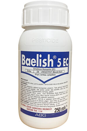 BEALİSH 5 EC 250  ML  Karınca, sivrisinek, dana burnu, uçan ve sürünen böcekler için tek çözüm