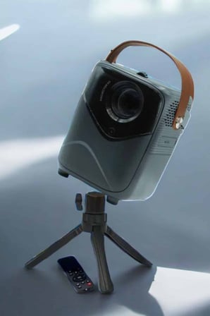Taşınabilir Android Projeksiyon Wifi Destekli 4K Multimedia Tabanlı Ev Ve Ofis Ti
