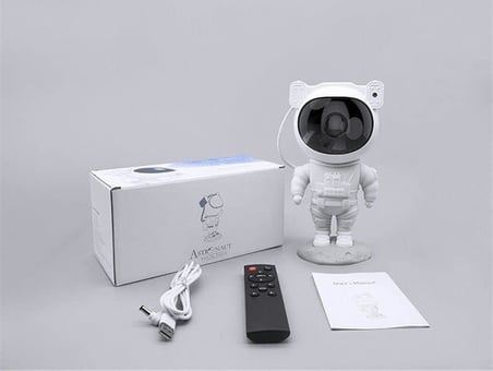Çocuklara Özel Projeksiyon Astronot Lamba Speaker Sevimli