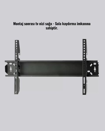 32-65” TV Duvar Askı Braketi 75 kg Kapasiteli Anti Statik Boya