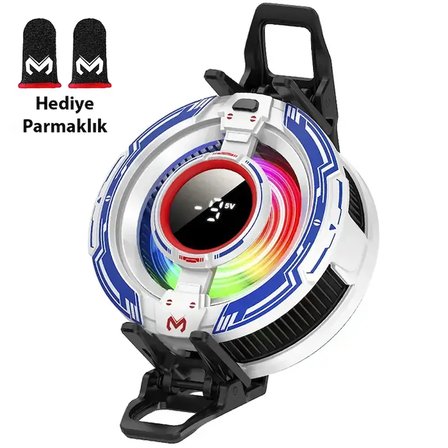 CX16 iOS Android Soğutucu 15W15W Manyetik RGB Telefon Soğutucu – Anında Hızlı
