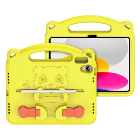 Dux Ducis iPad 10.2 2022 Kılıf Panda Serisi Çocuk Shockproof Standlı Kılıf-(57