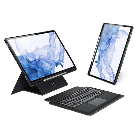 DUX DUCIS Galaxy Tab S8+ / S7+ / S7 FE İçin Ayrılabilir Bluetooth Klavye Touchpad