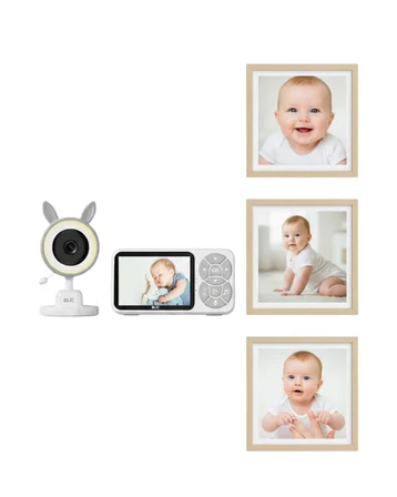 LCD Ekranlı Bebek İzleme Kamerası Ninnili Gece Görüşlü Güvenlik Sistemi Yeni