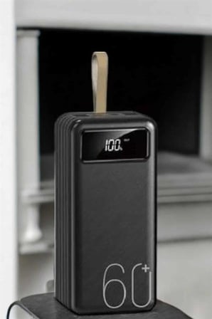 Powerbank 60.000 MAH 4 Portlu Uzun Şarj Süreli Dijital Göstergeli