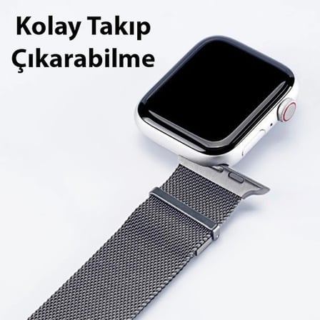 Dux Ducis Apple Watch 38/40/41MM için Milanese Premium Milano Loop Kayış Kordon-(