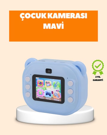Termal Baskı Teknolojili Anında Fotoğraf Kamerası – 24MP Çift Lens 32GB Hafı