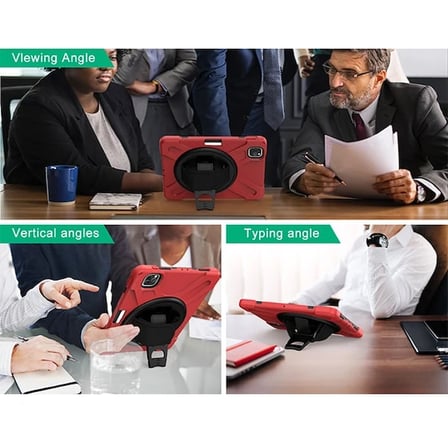 iPad Pro11 (2021-2020-2018) Kılıf Shockproof 3 Katmanlı Standlı Zırh Kılıf Ka