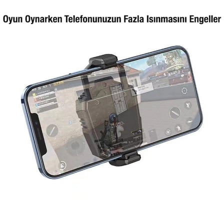 HOCO GM10 Hava Soğutmalı Cep Telefon Soğutma Fanı Radyatör Soğutucu-(5775)