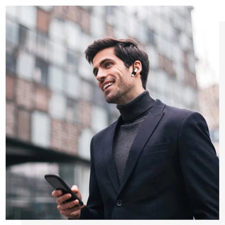 KUULAA Apple Airpods İçin Çengeli Kulaklık Kancası Tutucu Anti-Lost-(5775)