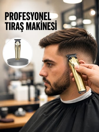 Kablosuz Erkek Bakım Tıraş Makinesi Hassas Bıçaklı Şarjlı Kullanım Yeni Nes