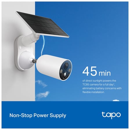 TP-LINK Tapo TC85 KIT (C425 KIT) 2K QHD 40Mpix Dış Mekan IP66 WiFi 15Mt. Renkli Ge