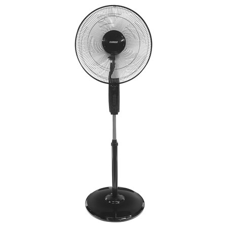 FAN11 SİYAH CoolAir 3 Kademeli Hız 40cm 5 Kanat Pervane ve Çerçeve 45W Otomatik 