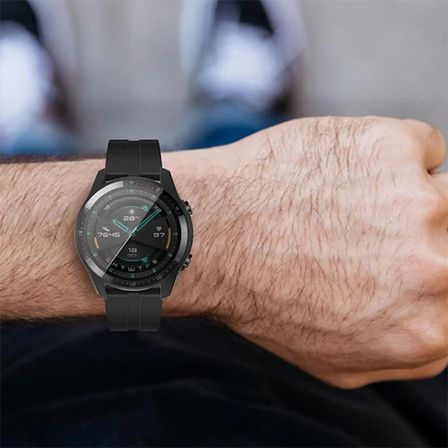 Ally Huawei Watch GT2 46mm 360 Koruma Ultra İnce Silikon Kılıf-(5775)