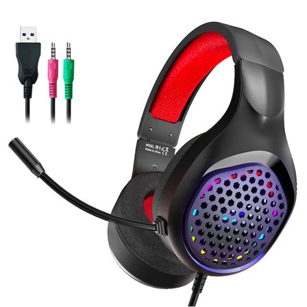 XMOWi R1 Gaming Mikrofonlu RGB Oyuncu Kulaklığı PC- Dizüstü Ve Ps4-(5775)