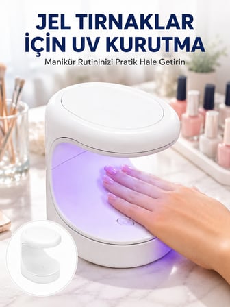 Kalıcı Oje Kurutucu UV Led Teknolojisi Taşınabilir Mini Tırnak Kurutucu Yeni Ne