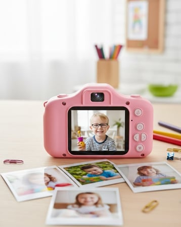 Kompakt Dijital Kamera HD Video ve Fotoğraf Kayıt Özellikli USB Şarjlı Mini Cih