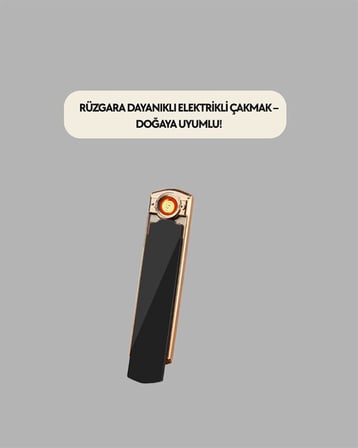 Elektronik Çakmak – Lüks Tasarım Rüzgarda Sönmez Yeni Nesil