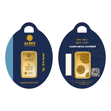 Gekas Kuyumculuk AMR 1 gr 995.0 24 Ayar Külçe Altın