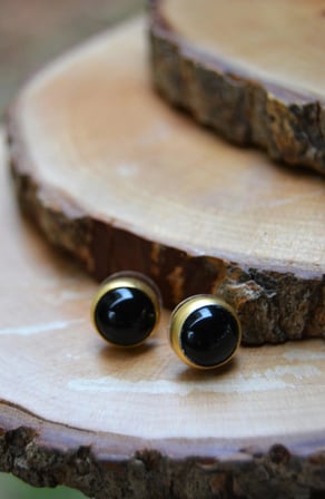 Stoneage F02582 Oniks Doğal Taşlı El Yapımı Küpe Diğer