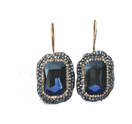 Stoneage Rf03774 Kristal Taşlı El Yapımı Küpe Diğer