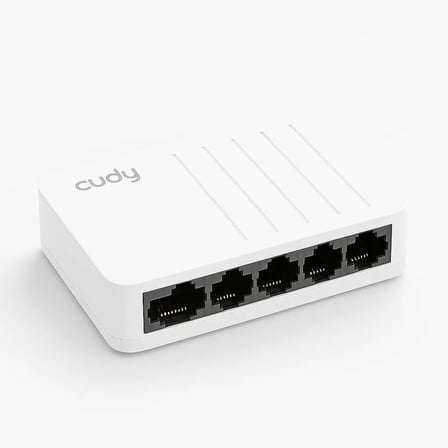 CUDY 5-Port 10/100Mbps Desktop Switch