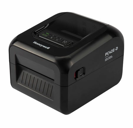 PC42E-D, Direct Thermal, Black, 203 dpi, USB, Ethernet, Serial, No Power Cord