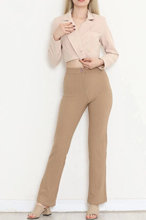 Crop Ceket Bej   1026.1247.