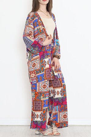 AKSU Kimono Takım Çiçekdesenli - 10553.1095.