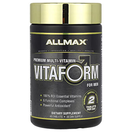 ALLMAX VITAFORM Premium Multi Vitamin For Men 60 Tablet
