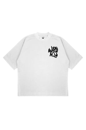 Unisex Oversize ALL SAINT YAMUK BASIC Baskılı Boxy Fit Kalın Kumaşlı (240gsm) T-shirt