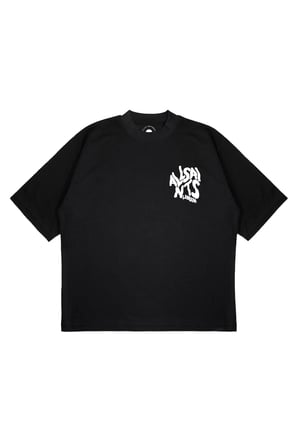 Unisex Oversize ALL SAINT YAMUK BASIC Baskılı Boxy Fit Kalın Kumaşlı (240gsm) T-shirt