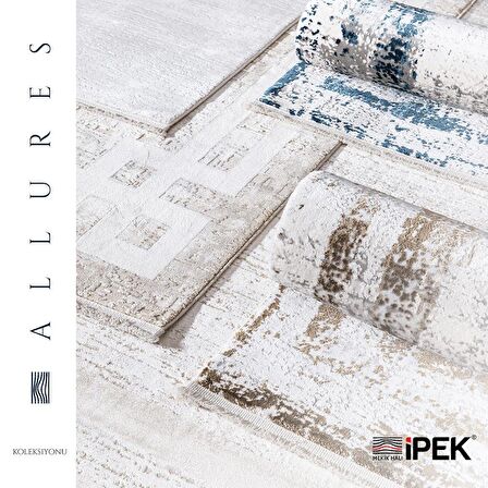 İpek Mekik Halı Allures Gri Vizon Küçük Figürlü Halı