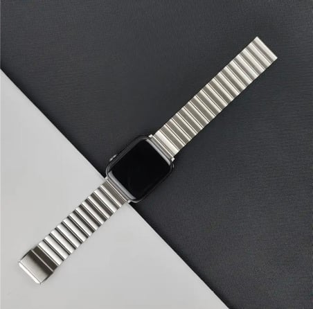 Apple Watch 8 7 6 5 4 3 Se Ultra 42 / 44 / 45 / 49 MM Uyumlu Metal Paslanmaz Çelik Kordon
