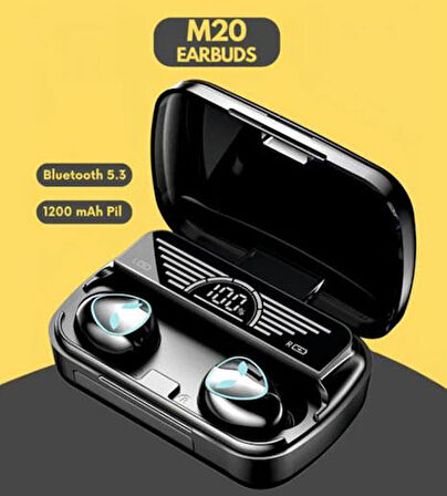 M20 TWS Bluetooh Kulaklık (Şarj Göstergeli)