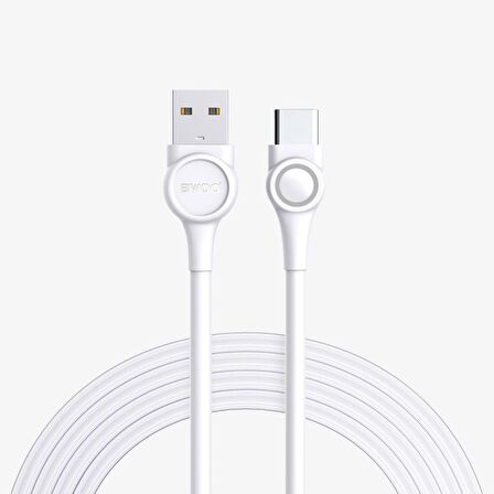 Type-c USB Hızlı Şarj Ve Data Kablosu Led Işık Göstergeli 1 Metre
