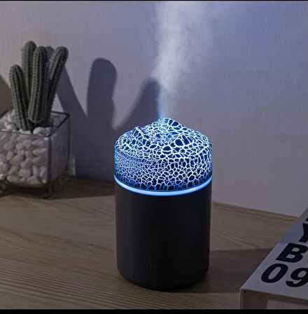 Humidifier 300 ML Volkanik Hava Nemlendirici Volkanik Buhar Makinesi Ve Aroma Difüzörü