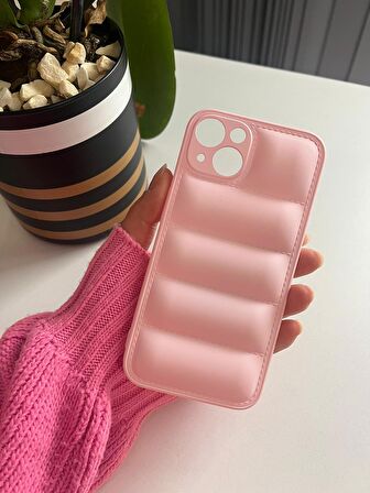 Iphone 13 Uyumlu Şişme Kılıf Puffer Case Tam Koruma