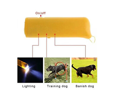 Ultrasonik Köpek Kovucu Ve Eğitici Cihaz