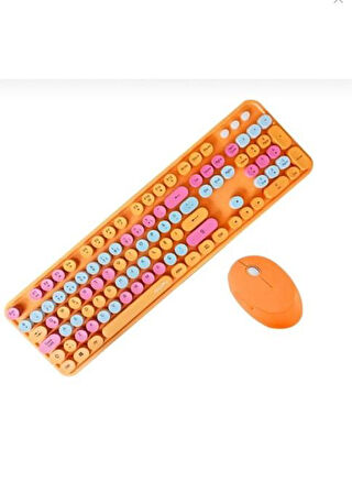  Kablosuz Klavye Ve Mouse Fare Set 104 Tuşlu Pc Notebook laptop Uyumlu