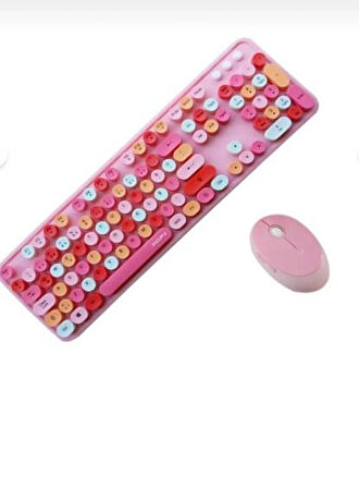 Kablosuz Klavye Ve Mouse Fare Set 104 Tuşlu Pc Notebook laptop Uyumlu