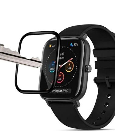 Amazfit GTS 2 Akıllı Saat Uyumlu 5d Tam Kaplama Nano Ekran Koruyucu