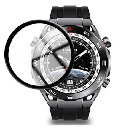 Huawei Watch Ultimate Akıllı Saat Uyumlu 5d Tam Kaplama Nano Ekran Koruyucu