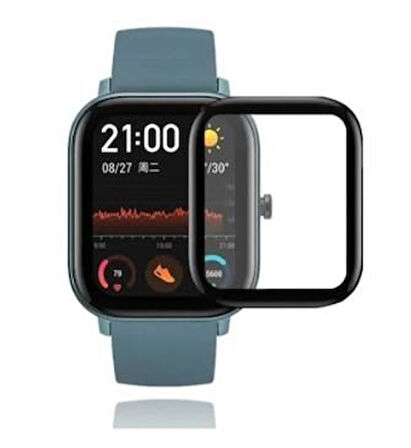Amazfit GTS 2 Mini Akıllı Saat Uyumlu 5d Tam Kaplama Nano Ekran Koruyucu