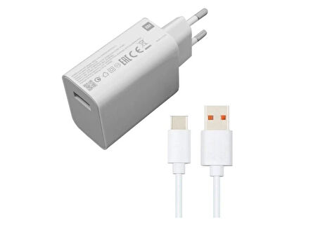 33W Hızlı Şarj Aleti Seti Type C
